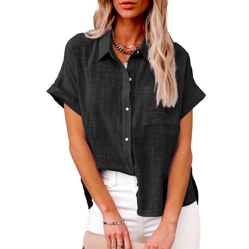 Breeze Linen košilový cardigan