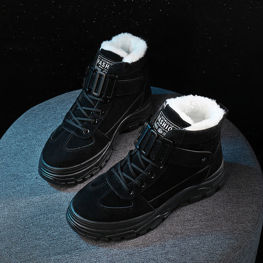 FrostStep – dámské zimní kotníkové boty s kožešinou