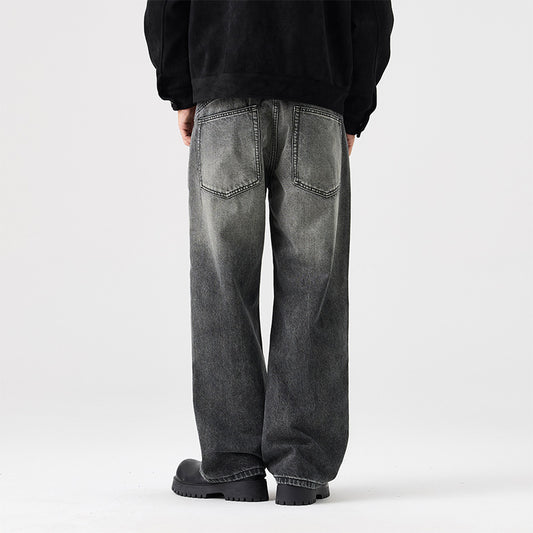 Americké džíny s širokými nohavicemi pro muže