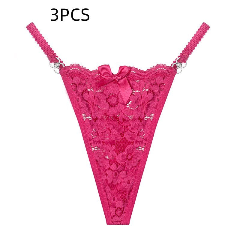 Whisper Lace – bezešvá krajková tanga s květinovým vzorem