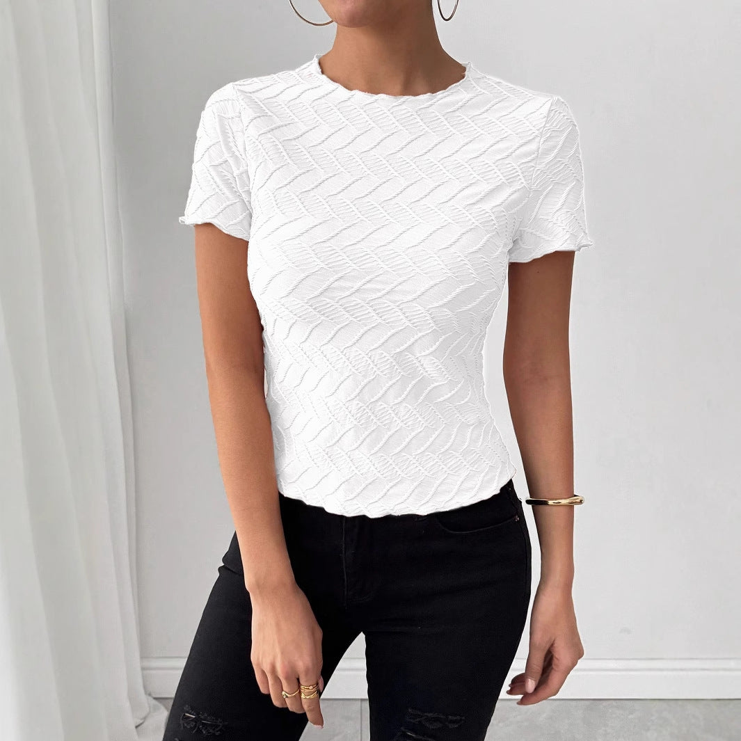 Classic Charm top s kulatým výstřihem