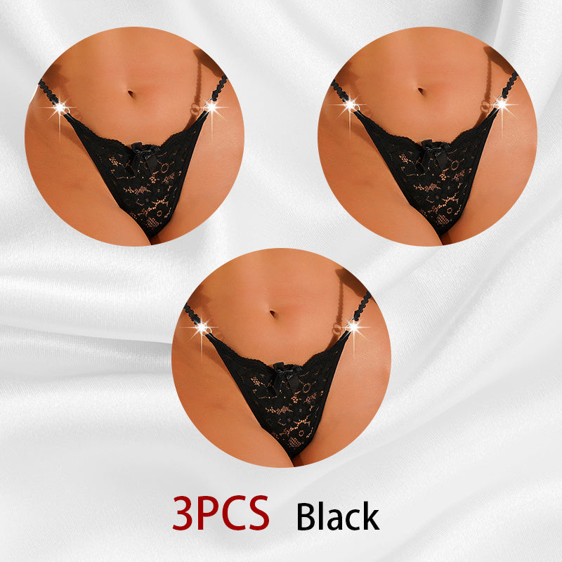 Whisper Lace – bezešvá krajková tanga s květinovým vzorem