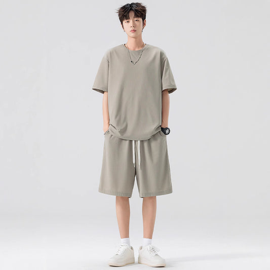 Stinon – pánská souprava z ledového hedvábí