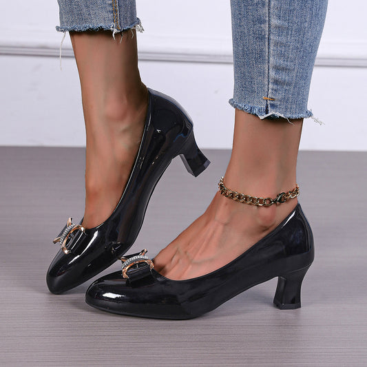 BowLuxe – dámské nízké lodičky s mašlí