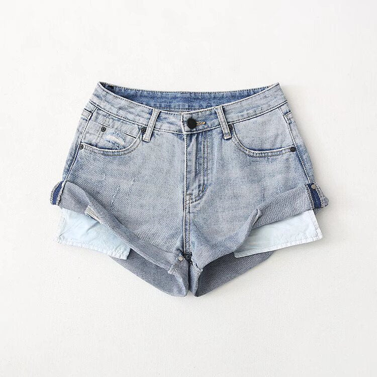 CityCool Denim – ležérní džínové šortky s nízkým pasem