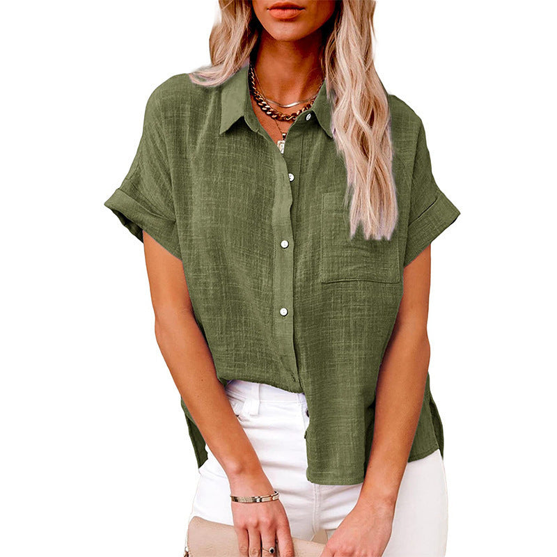 Breeze Linen košilový cardigan