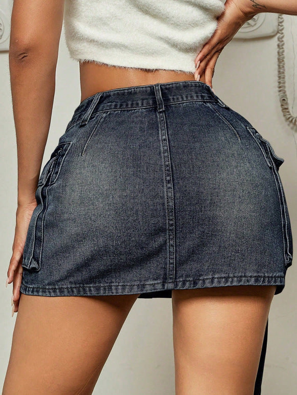 Utility Chic cargo skirt