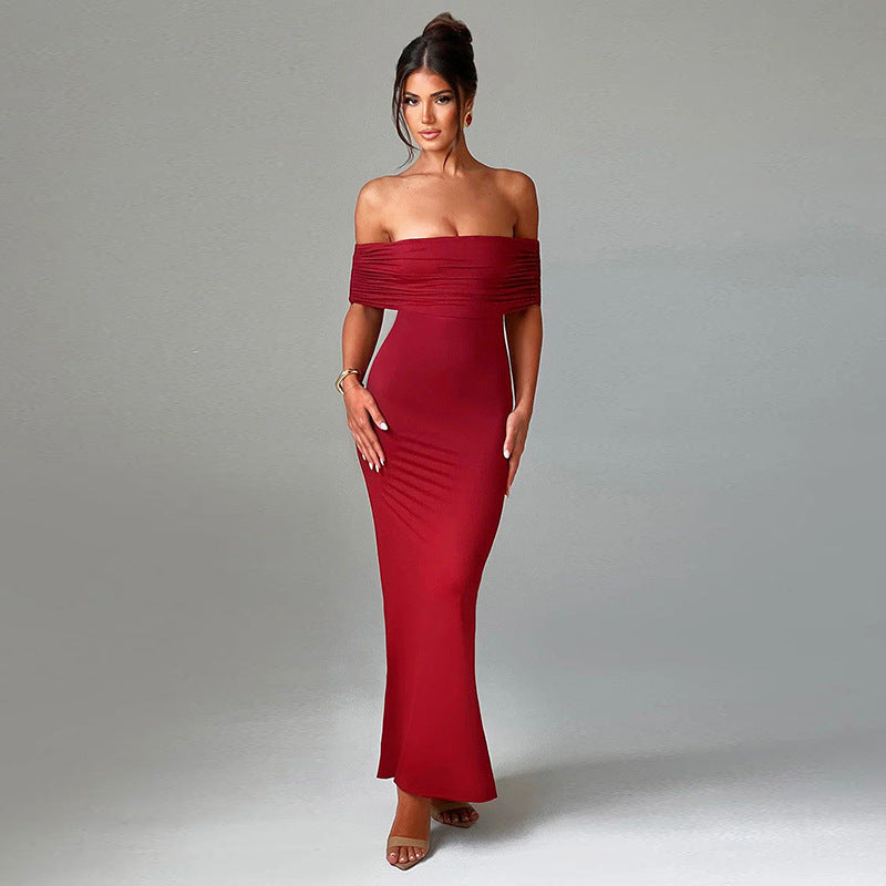 Glamour Backless – elegantní šaty s odhalenými rameny