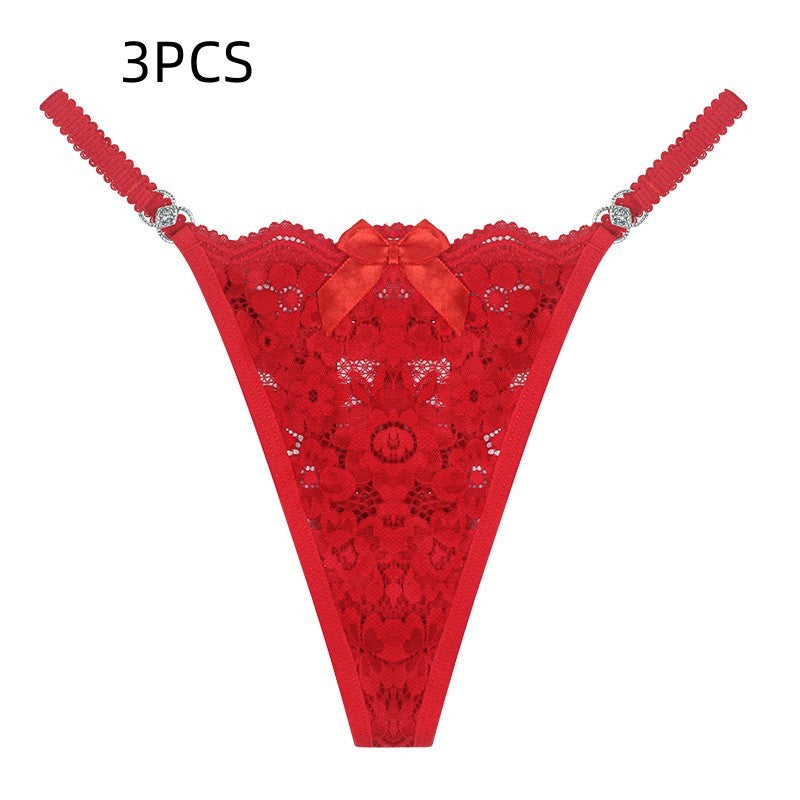 Whisper Lace – bezešvá krajková tanga s květinovým vzorem