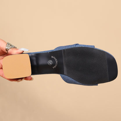 SoleGrace – dámské sandály s hranatou špičkou