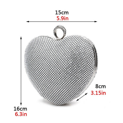 DiamondLuxe – dámská společenská kabelka s diamantovým efektem