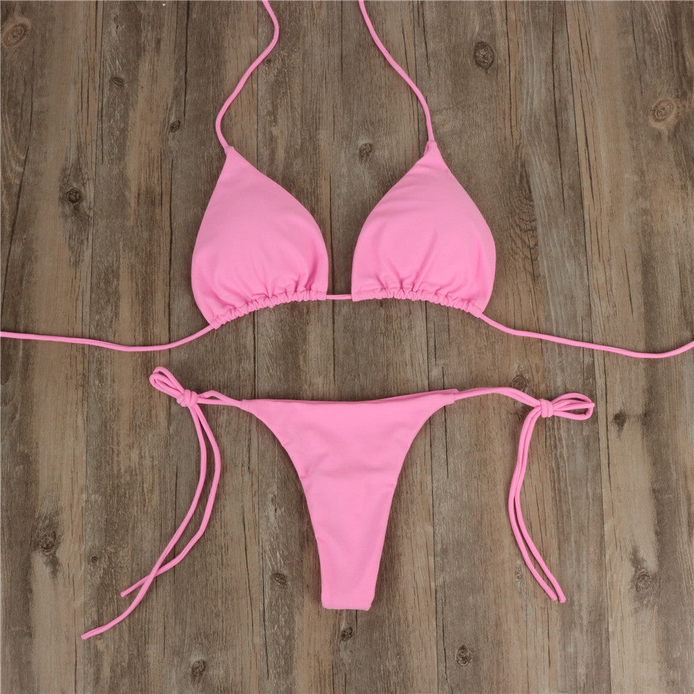 SunGlow bikiny s halterneckem