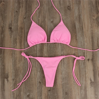 SunGlow bikiny s halterneckem