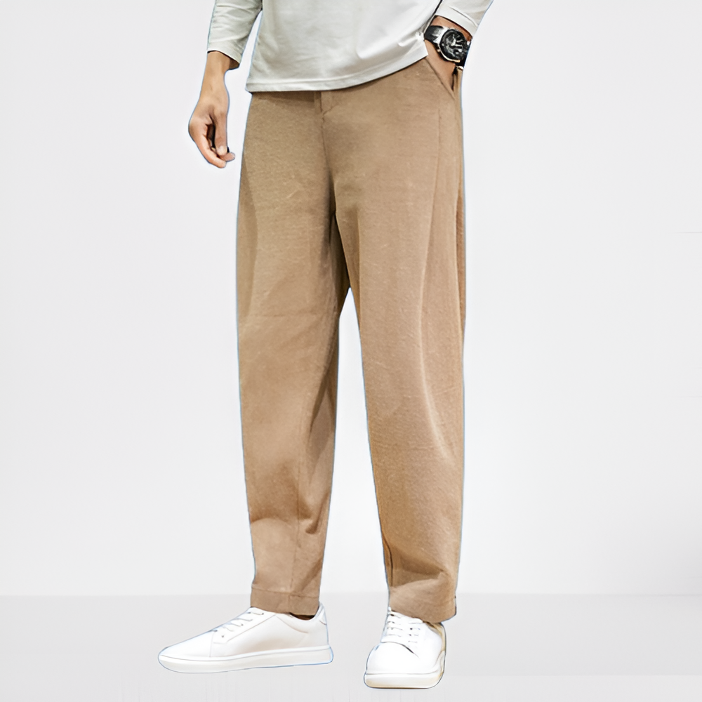 Xinjaro – lněné kalhoty v čínském stylu