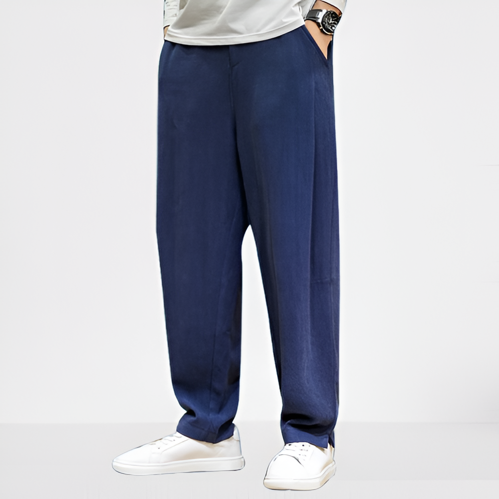 Xinjaro – lněné kalhoty v čínském stylu