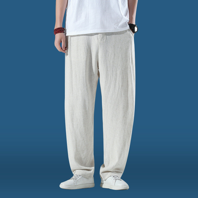 Xinjaro – lněné kalhoty v čínském stylu