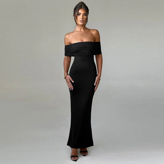 Glamour Backless – elegantní šaty s odhalenými rameny
