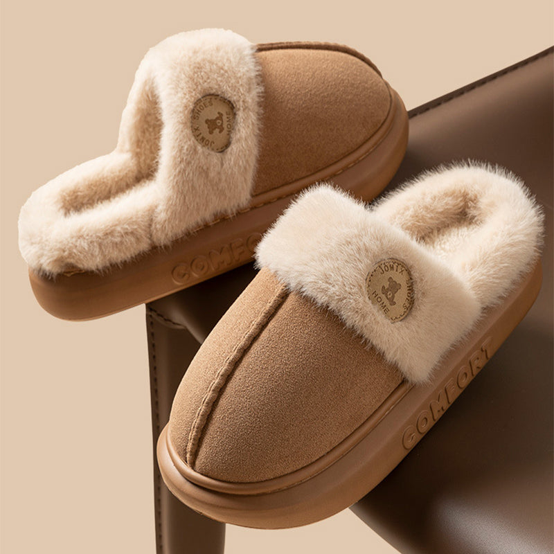 FleeceNest – zimní domácí pantofle s fleecovou podšívkou