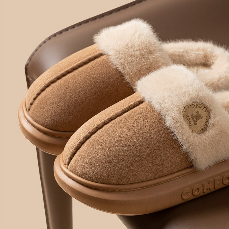 FleeceNest – zimní domácí pantofle s fleecovou podšívkou