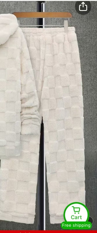 Volný mikina s kapucí a velkými kostkovanými rukávy evropské velikosti