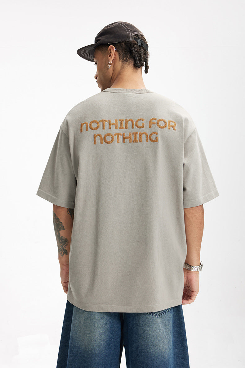 Lintavo – unisex tričko s vyšívaným límcem a krátkým rukávem