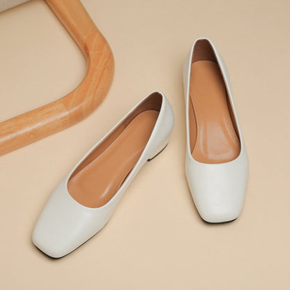 SquareStep – dámské polobotky s čtvercovou špičkou