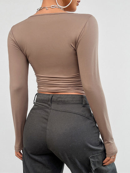 ContourEase – elegantní top s dlouhým rukávem