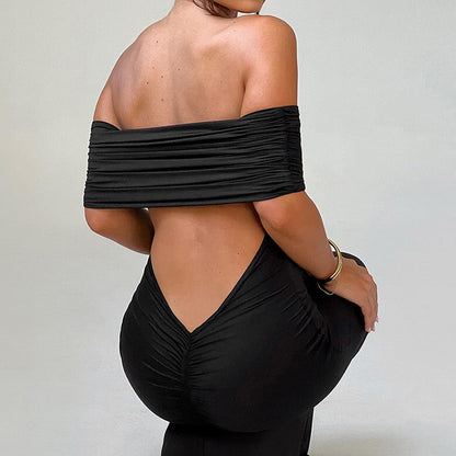 Glamour Backless – elegantní šaty s odhalenými rameny