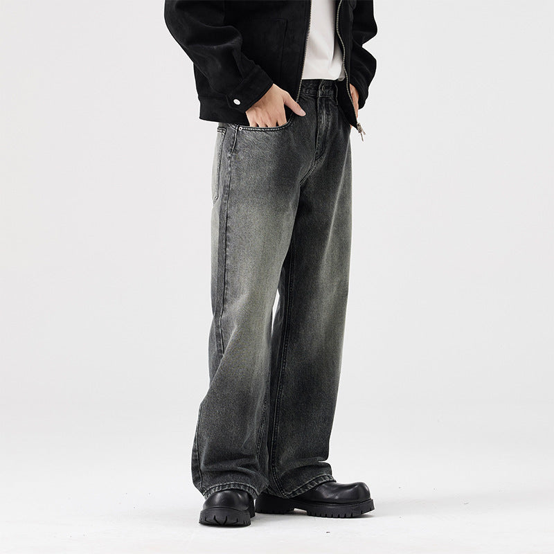 Americké džíny s širokými nohavicemi pro muže