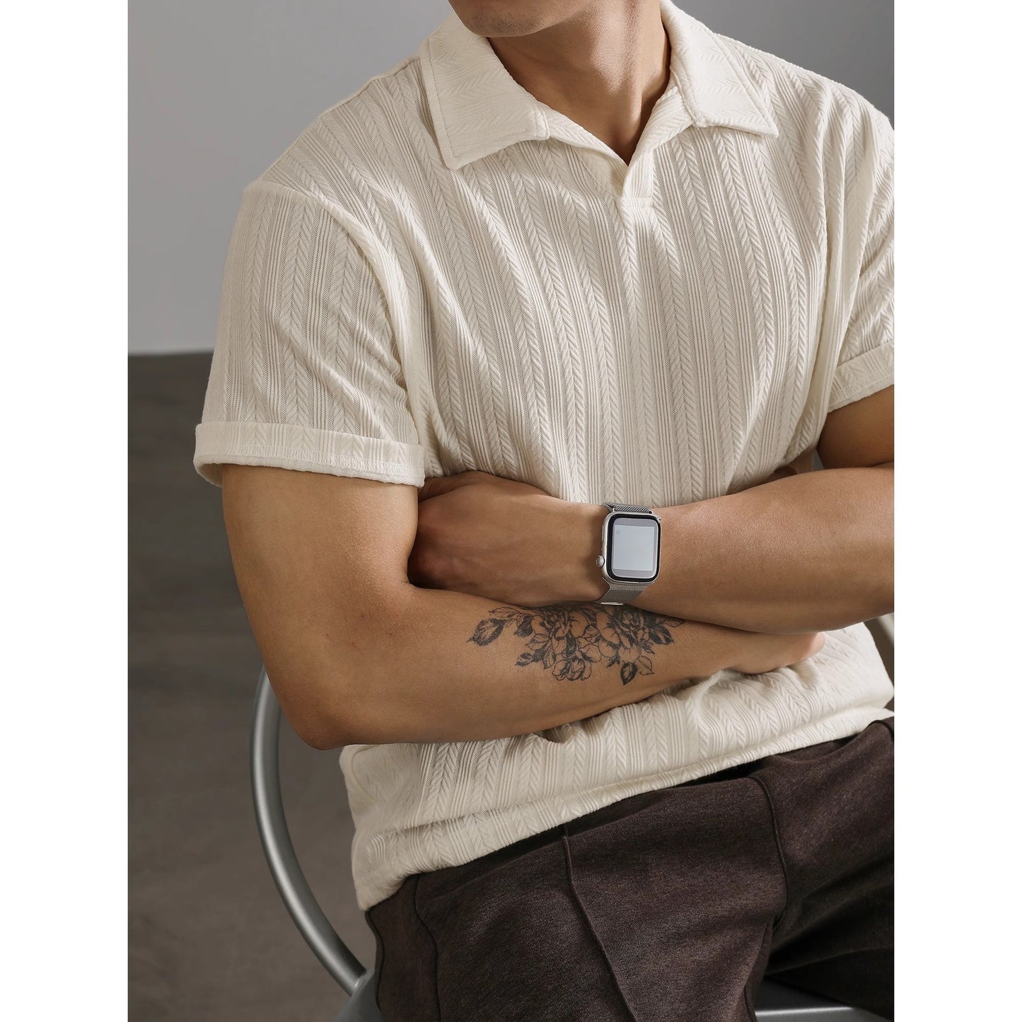 Brelvion – pánské polo tričko s texturou