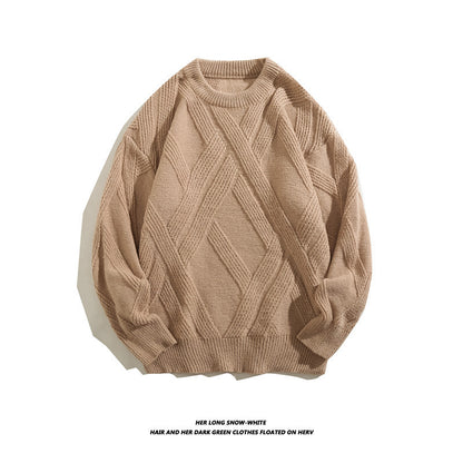 Pánský svetr ze ztluštěné základní vlny