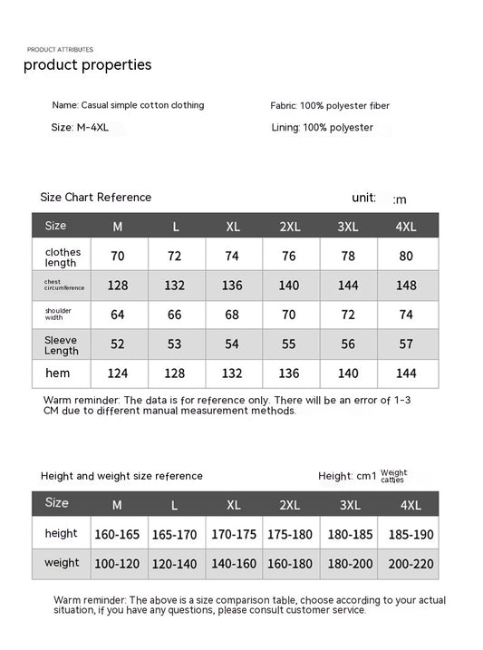 Pánská mikina s kapucí, prošívaná bunda, zahuštěné bavlněné oblečení, volné ležérní bavlněné bundy