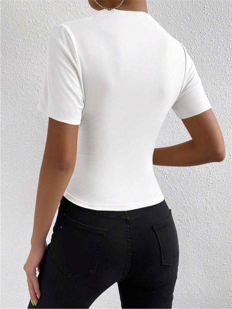 UrbanGrace Fold – slim fit tričko s jemným rolákem