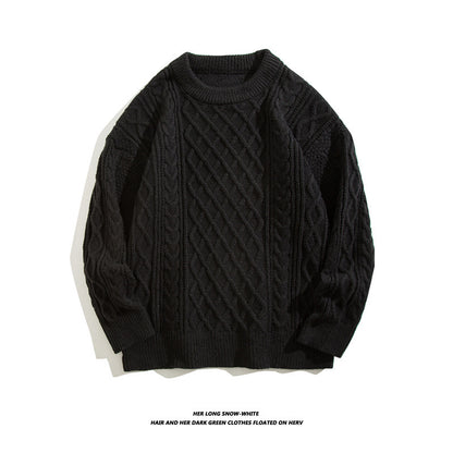 Pánský svetr ze ztluštěné základní vlny