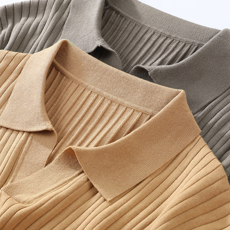 Vellaro – pánské polo tričko z ledového hedvábí