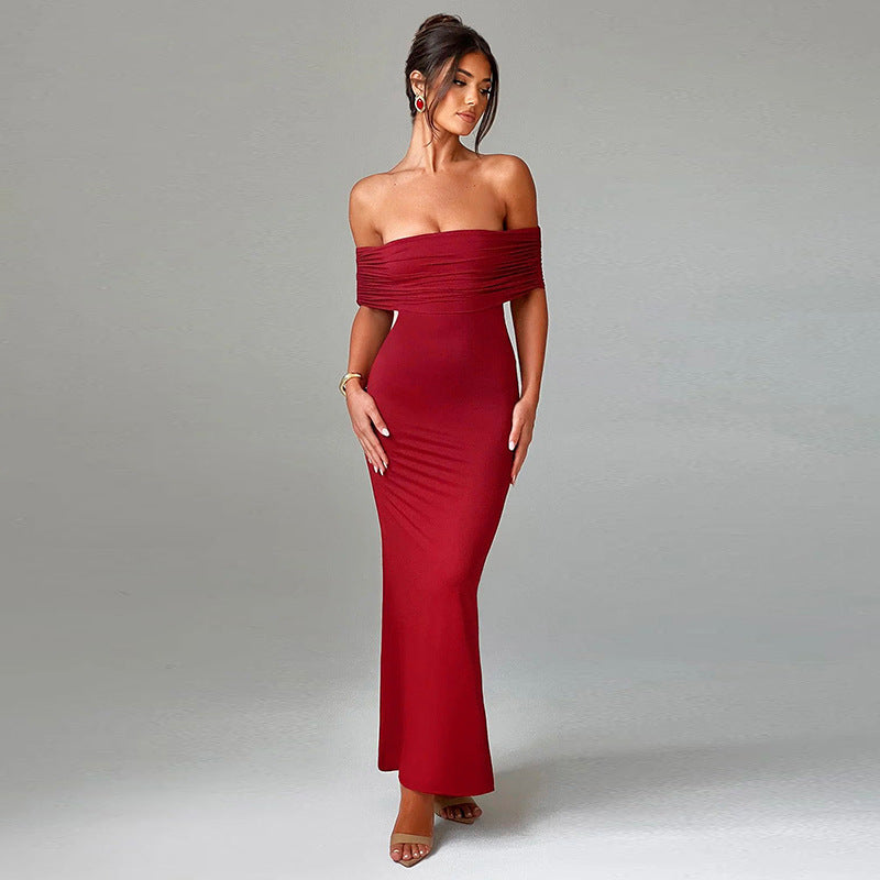 Glamour Backless – elegantní šaty s odhalenými rameny