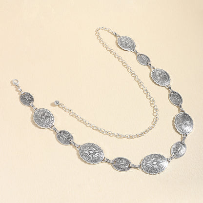 Elenari – vintage dámský kovový řetízek do pasu