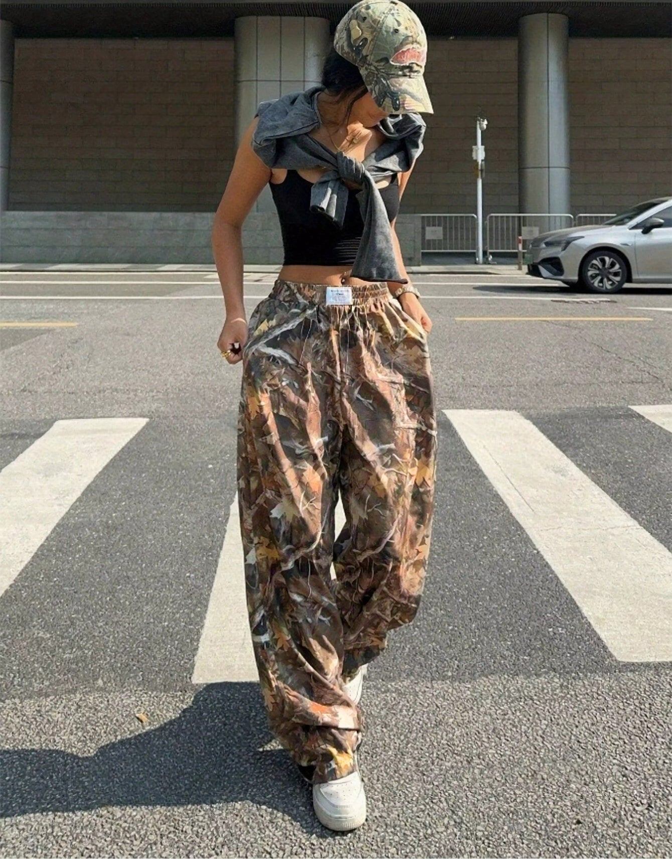 Cargexa – retro maskáčové cargo kalhoty