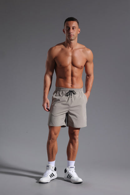 Lazoro – pánské kraťasy s elastickým pasem a šněrováním