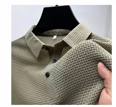 Pánské tričko s krátkým rukávem z hedvábné síťoviny Ice Silk