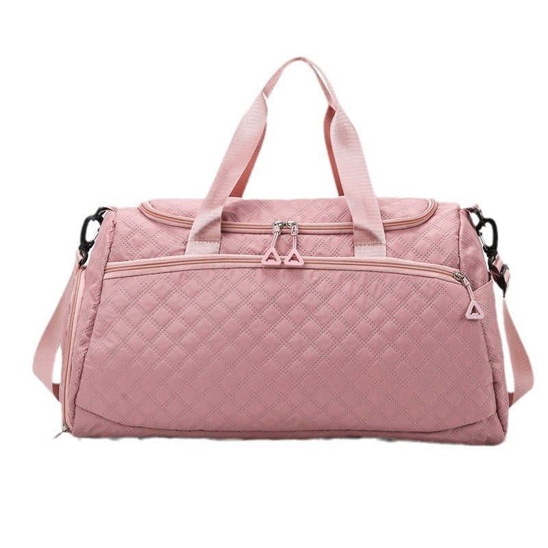 FlexTrip – velkokapacitní cestovní taška s kosočtvercovým vzorem