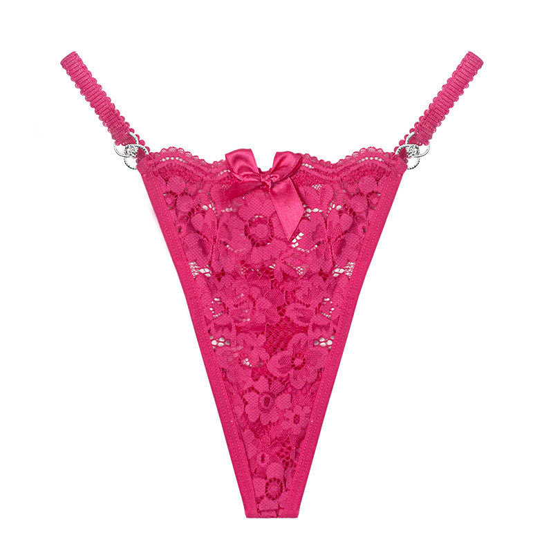 Whisper Lace – bezešvá krajková tanga s květinovým vzorem