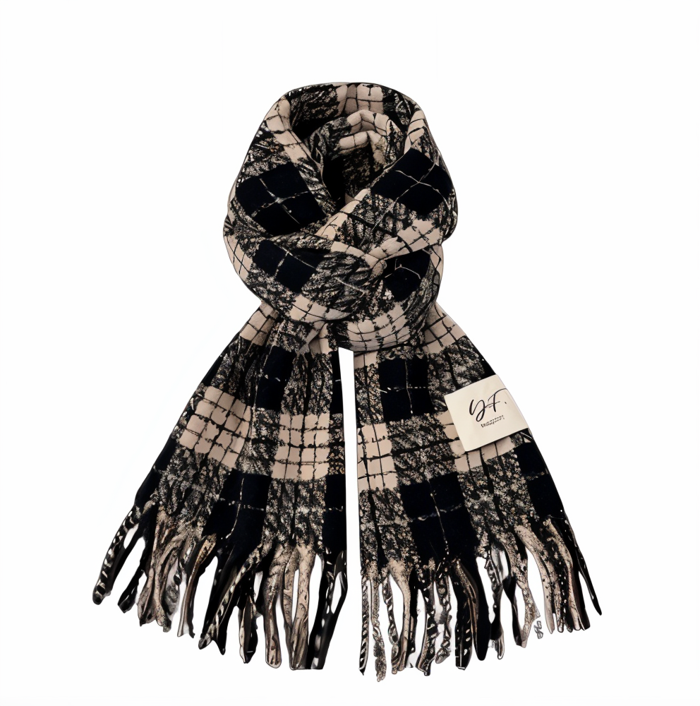 Lunaira – elegantní dámská kostkovaná šála