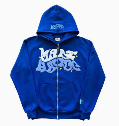 Camovo – unisex mikina s kapucí a potiskem