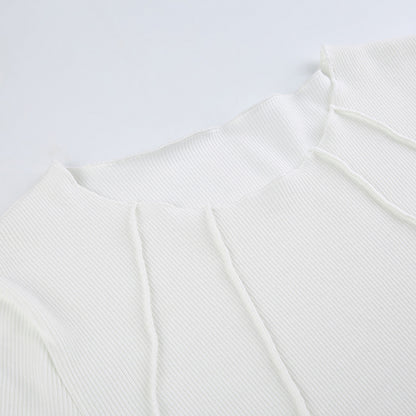 Stravira – slim fit pletené tričko s dlouhým rukávem