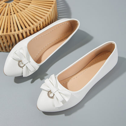 BowaFlex – dámské ploché ležérní boty s mašlí