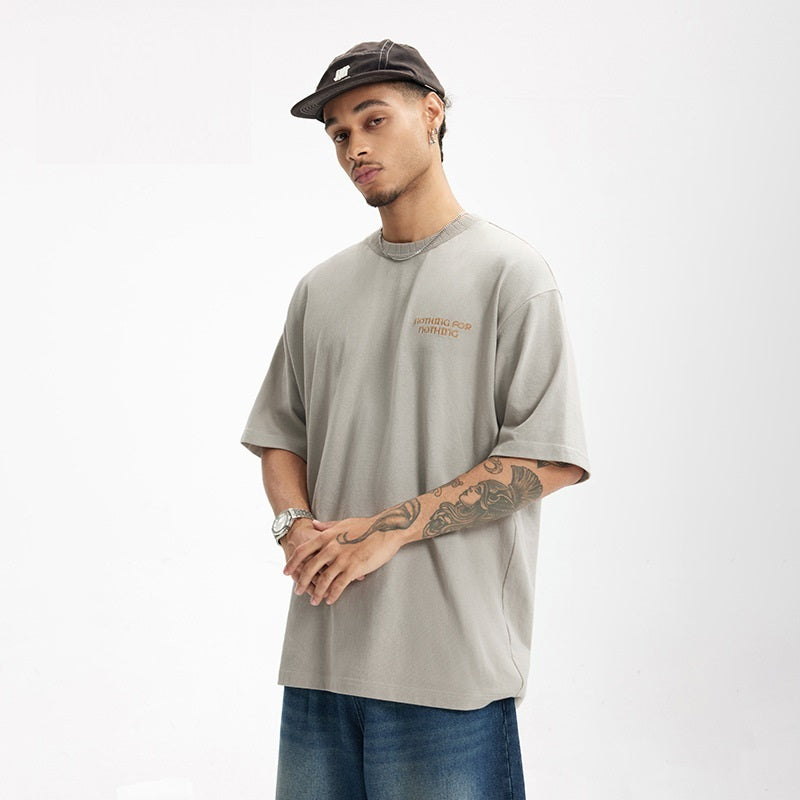 Lintavo – unisex tričko s vyšívaným límcem a krátkým rukávem