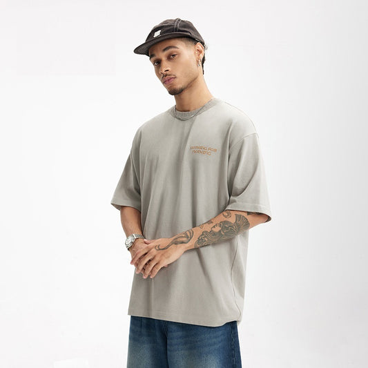 Lintavo – unisex tričko s vyšívaným límcem a krátkým rukávem