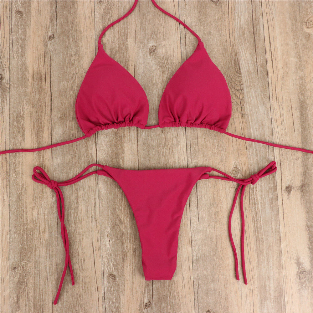 SunGlow bikiny s halterneckem