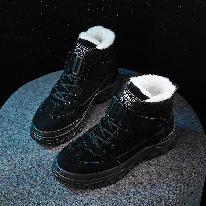 FrostStep – dámské zimní kotníkové boty s kožešinou